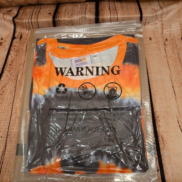 arvil hill Orange Jack-O'-Lantern T-Shirt Size XXL NWT - Picture 2 of 8